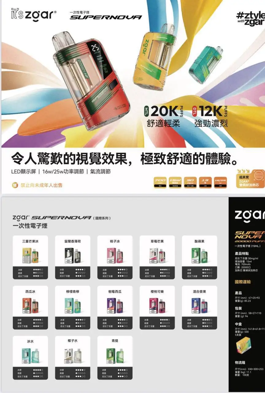 冰熊2W-zgai-supernavy-led显示屏-功率调节电子烟