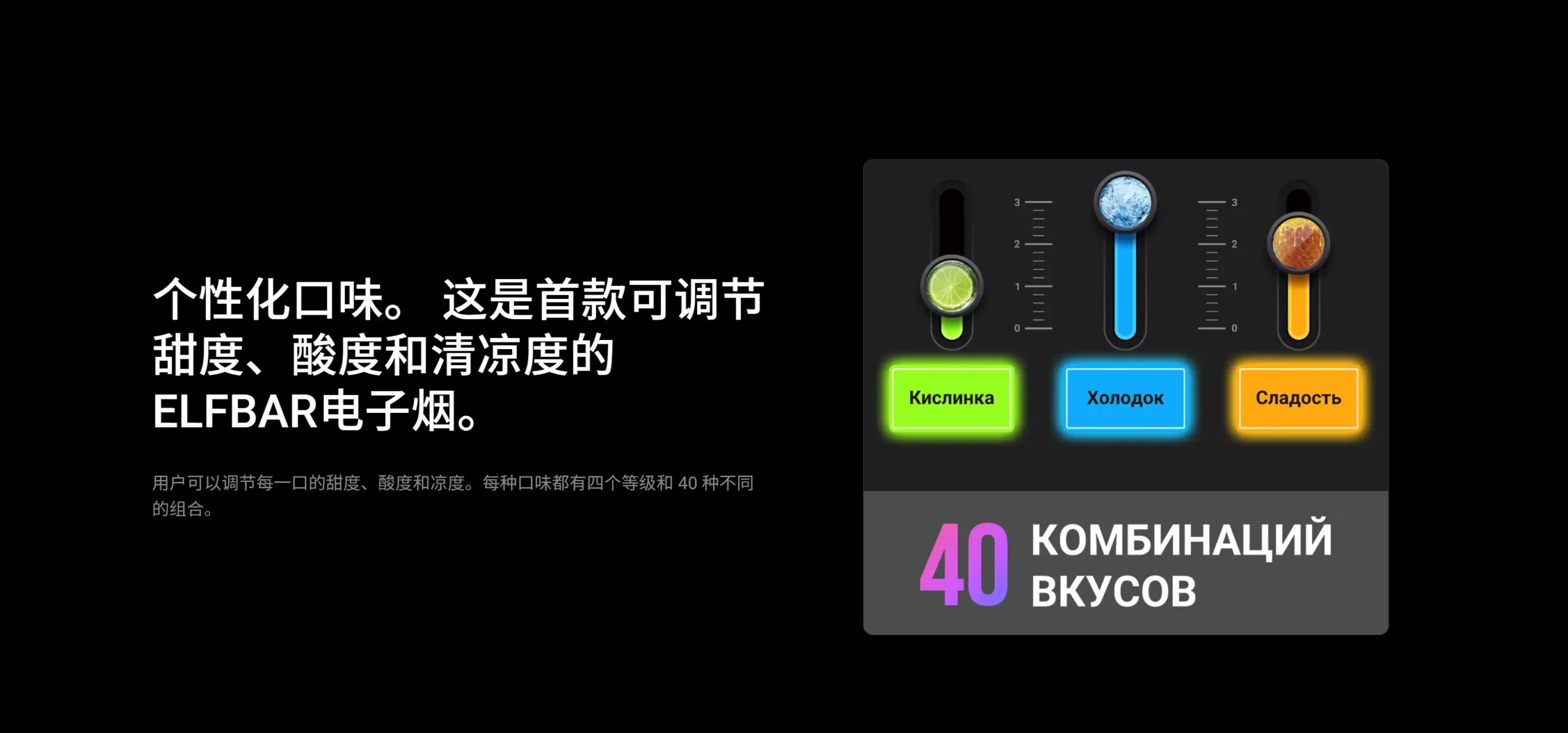冰神三代-elfbar-triplex-个性化调节-40种组合-customization-40-combos