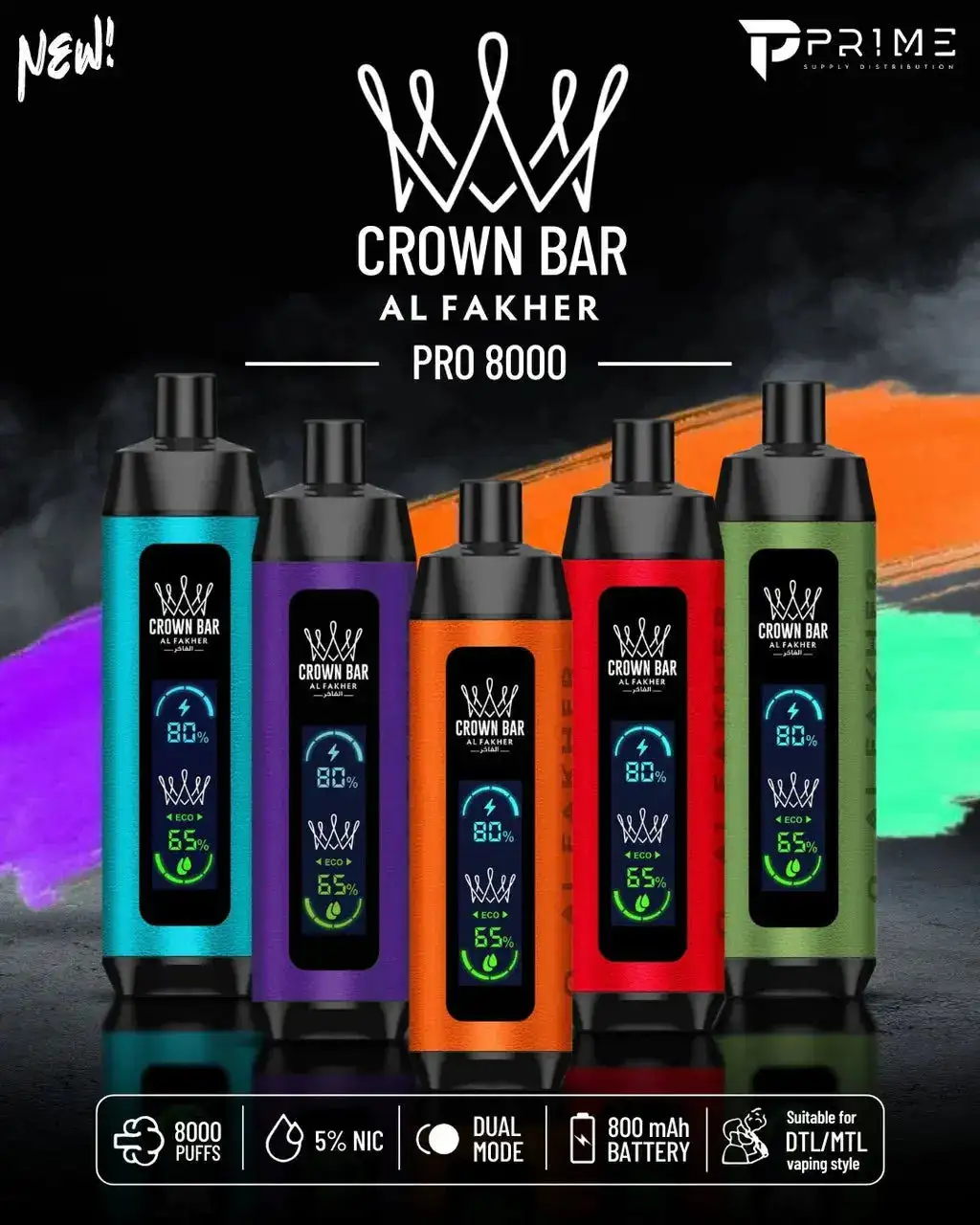 阿尔法赫-crown-bar-al-fakher-pro-8000-新品展示-product-intro