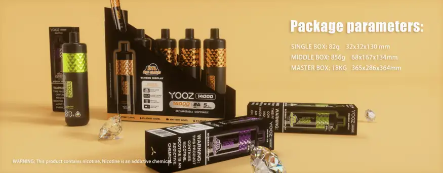 YOOZ-SHISHA14000-规格参数-14000口-可充电设计