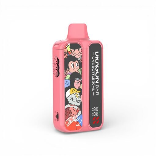 DRAGON-BAR-阿童木-40000-Puffs，展示产品外观及包装。