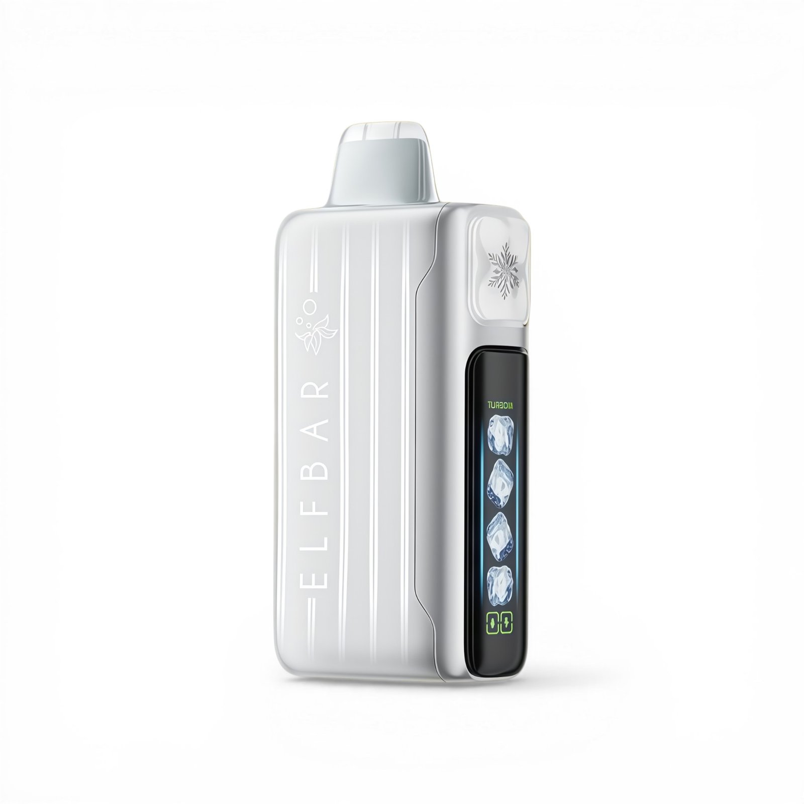 ELFBAR-Ice-King-联名版-行李箱-25000-Puffs,展示产品外观及包装。
